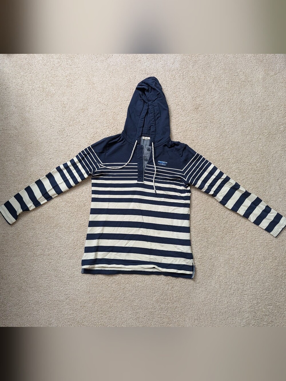 L.L. Bean Striped Women's Hoodie